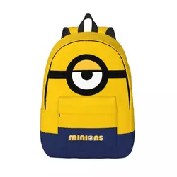 Birthday Gift Cute Minions Multi Compartment Bookbag Despicable Me Minions Super Quality Children Rucksack For School