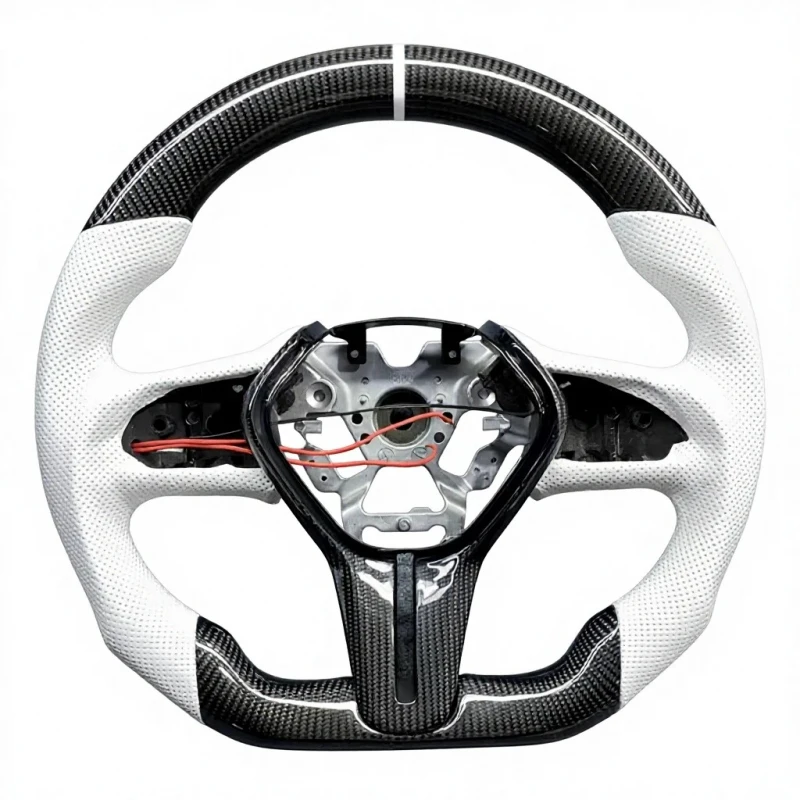 

Руль из карбона Volante De Fibra De Carbono Custom для Q60: прямая замена, без необходимости модификаций