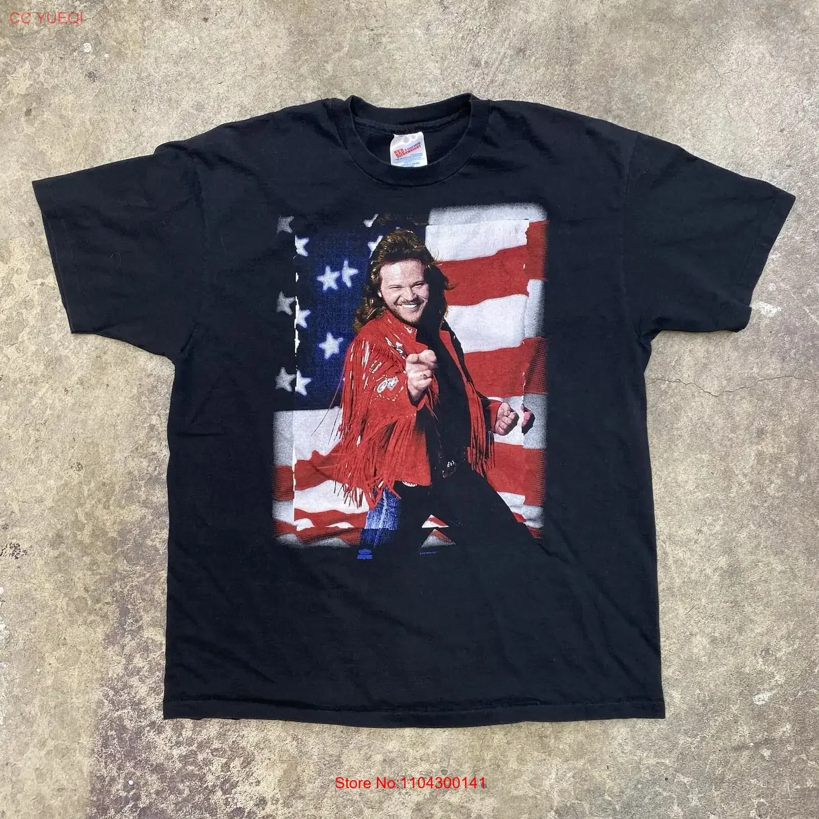 Vintage Travis TritT T Shirt XL Country Music 1992 USA Winterland 90s America vintage Washed Versatile Comfortable streetwear