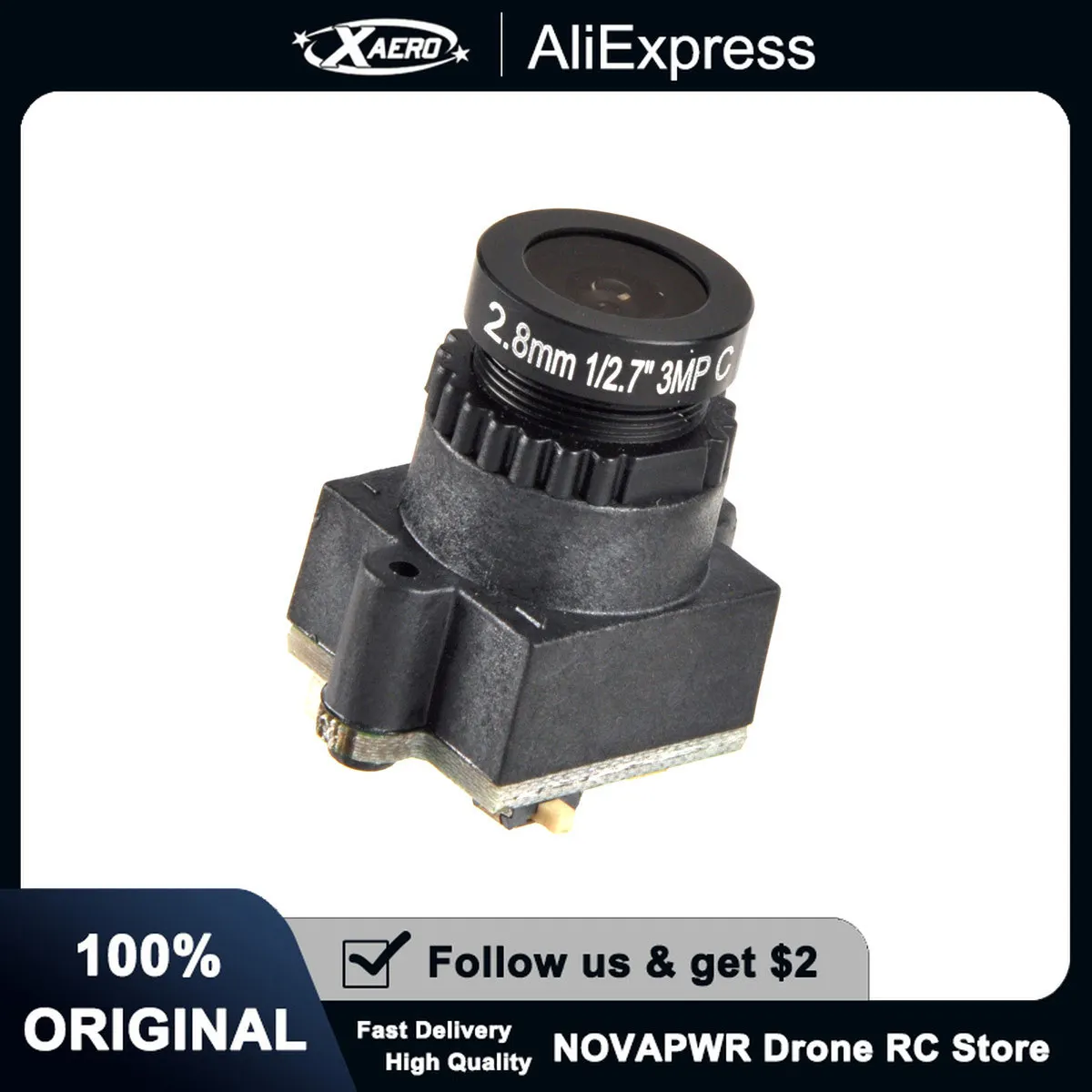 

1000 ТВЛ 1/4 1,8 мм CMOS FPV камера с регулируемым углом объектива PAL/NTSC 5 В QAV250 210