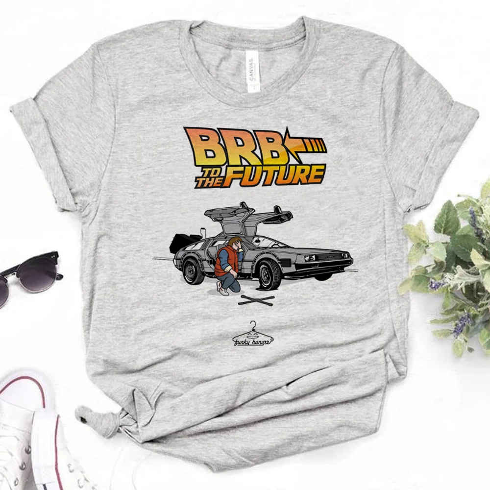 Back to the Future t shirt women graphic t shirt girl Japanese clothes