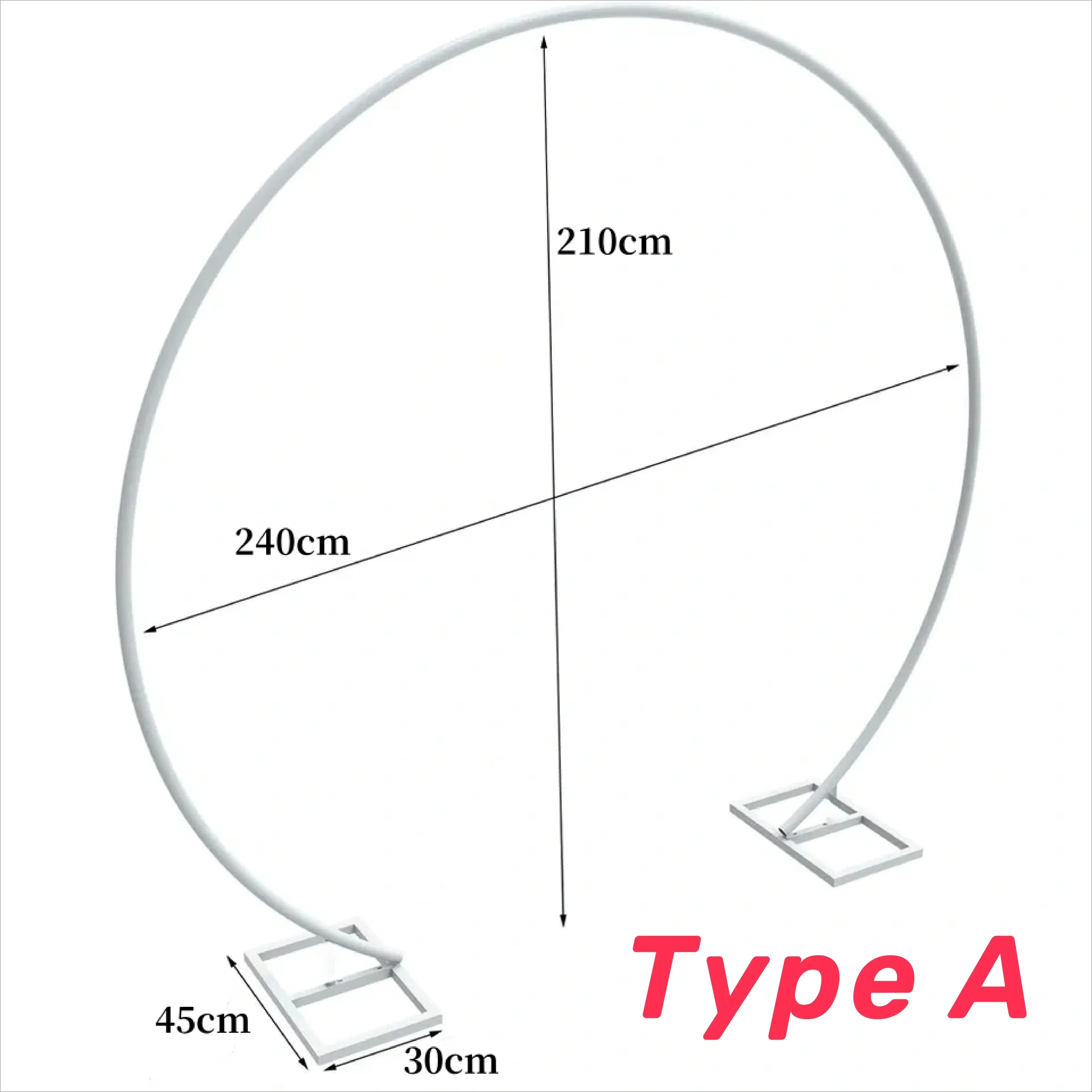 Imagem -02 - Suporte de Pano de Fundo de Arco de Metal de Casamento de 24 m para Estrutura de Balões Suporte de Estrutura de Arco de Tubo Quadrado Estável para Flores Decoração de Aniversário w: