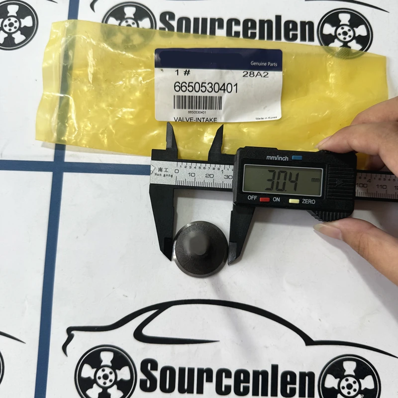Neue 1PCS Einlassventil Auslassventil 6650530401 6650500427 Für Ssangyong Actyon Kyron Rexton