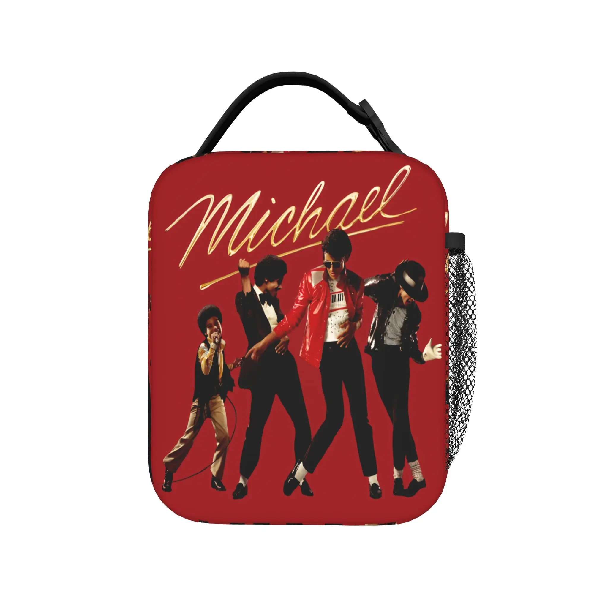 Story Michael Film 2026 Lunch Bag MJ Portable Lunch Box Women Travel Custom Cooler Bag Aesthetic Oxford Thermal Tote Handbags – Detail 3