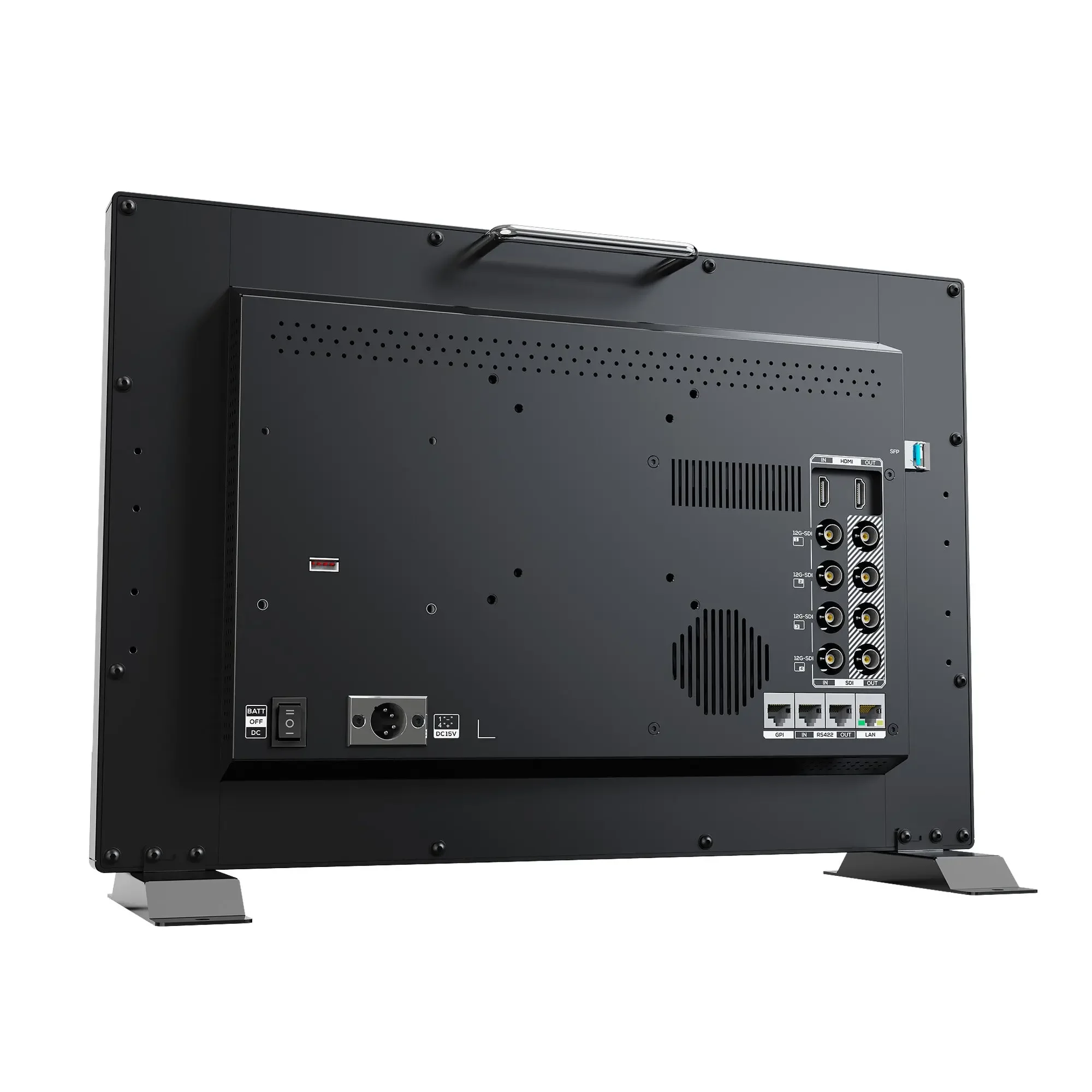 17.3 inch 8K 12G-SDI Broadcast 4 channels HD SDI Quad Split Multiview with 4k HDMI input DCI-P3 BT2020 Mon itor