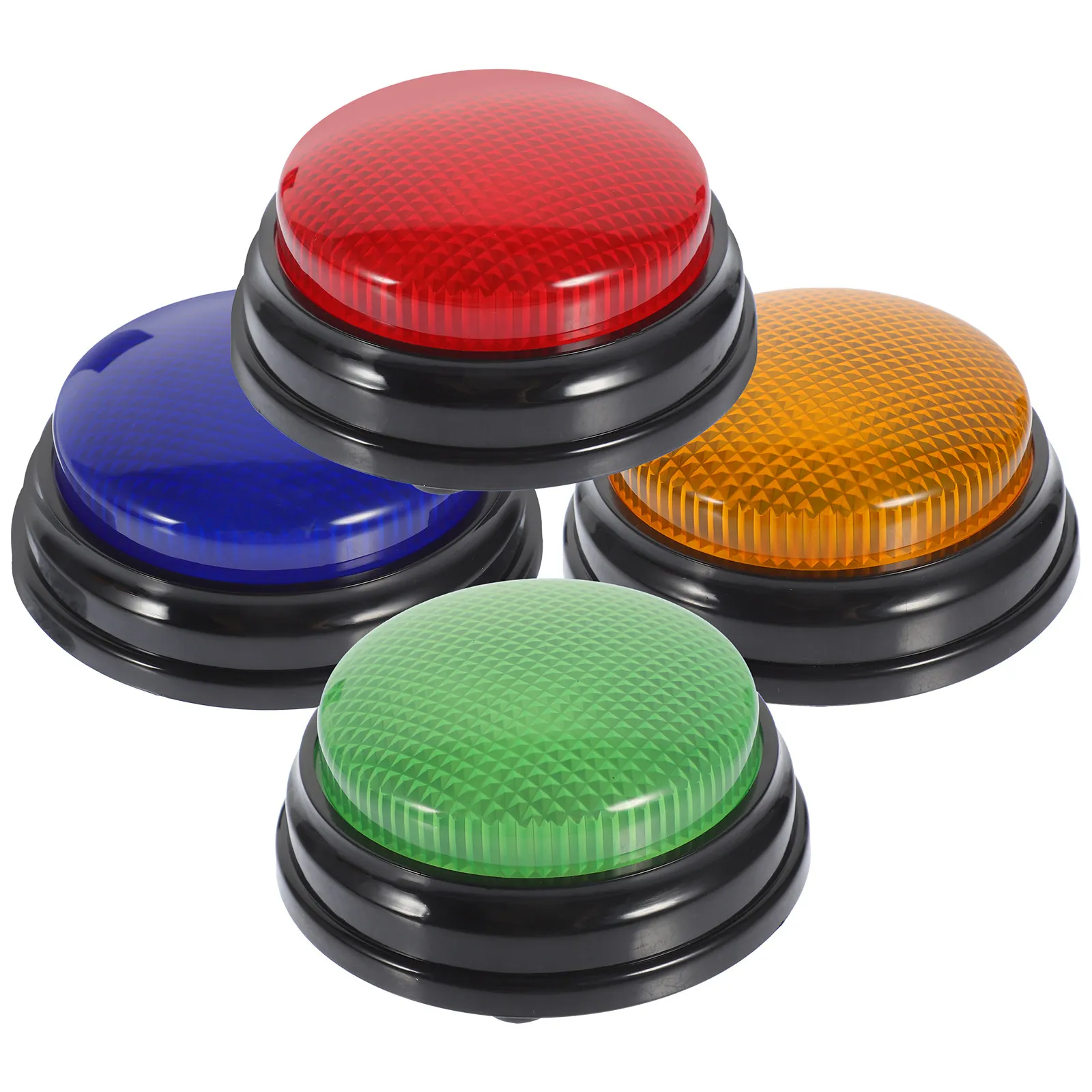 

4Pcs Sound Button Prop Party Game Button with Light and Sound Effect for Prank Office Wedding Festival Fun Buzzers Answer Buzzer