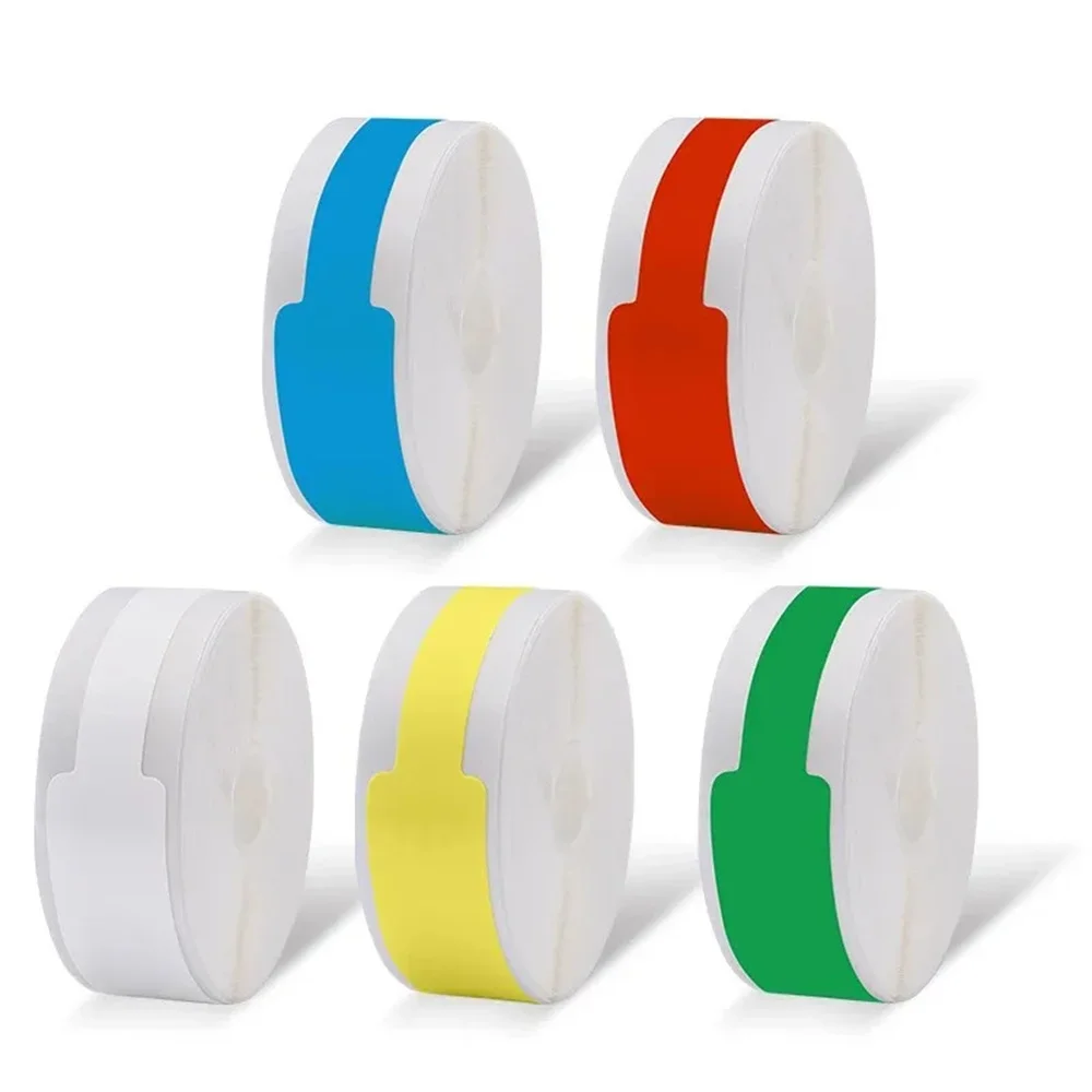 

65pcs D30 cable Label tape Q30 Adhesive Cabel Wire Label Sticker (12.5mm X 74mm +35mm) P11/L11 Thermal Label Maker for MarkeID