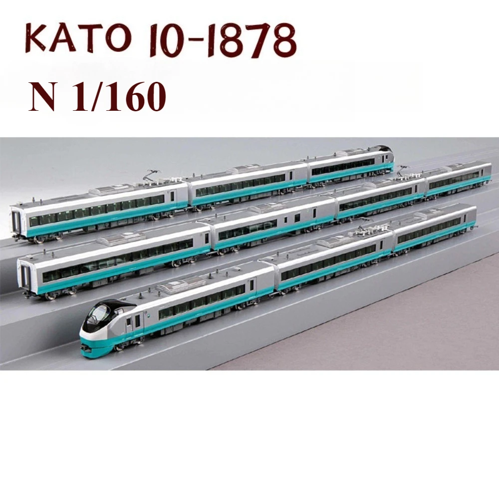 KATO N Scale 1/160 Model Train, E657 Series Limited Express Electric Train 10-1878 Green 10-car Train Set Boys' Toy Gift
