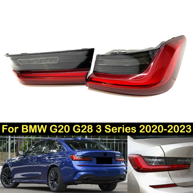 DECHO LED Taillight For BMW G20 G28 3 Series 2020 2021 2022 2023 325i 330i Brake Light Rear bumper taillamps tail light