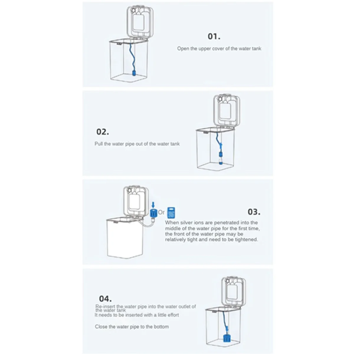 Серебряный ионный модуль для ароматерапии, запчасти для пылесоса X10 S10 W10S S20 X20 L10S Ultra/ B101CN