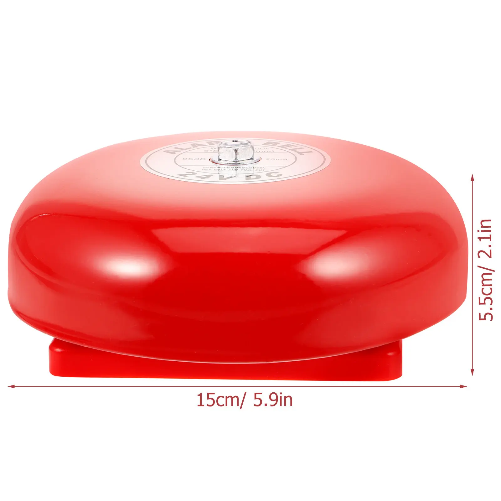 Fire Bell 24V Electric Internal Alarm Loud Ringing Emergency Security Alarm Bell for Factory Elevator School