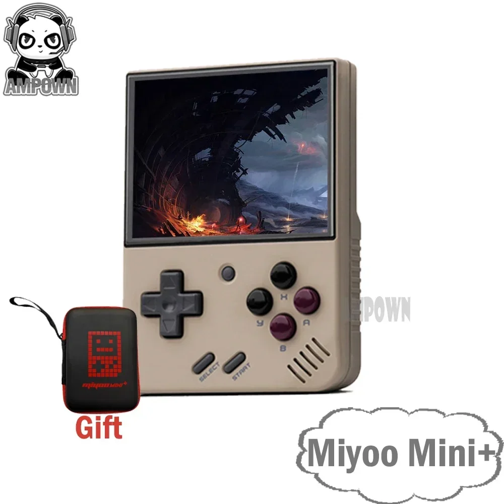 Miyoo Mini Plus 3.5'' IPS Mini+ V3 Handheld Game Console Retro Game Video Console 128GB Cortex-A7 Linux OS Handheld Game Players