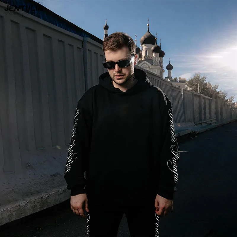 Y2K جماليات ريترو موضة الرجال ملابس رياضية الجرافيك الأبجدية هوديي Kpop Harajuku الشارع القوطي فضفاض زوجين المرأة هوديس غير رسمية