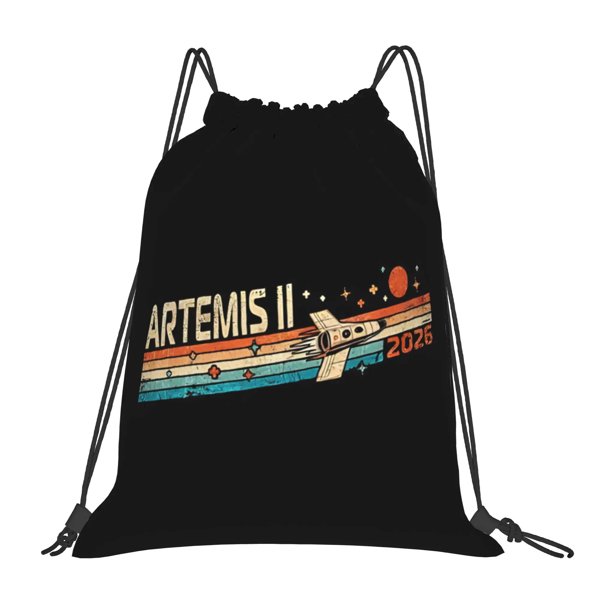 2026 Artemis II 6  Drawstring Bags Shopping Unisex Storage Organize Bundle Pocket Rope Bag