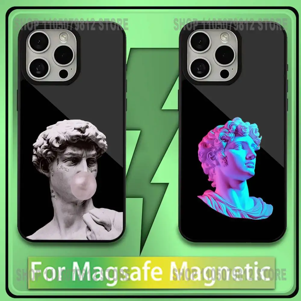 

Art Aesthetic Statue of David Phone Case For iPhone 17,16,15,14,13,12,11,Plus,Pro,Max,Mini Magesafe Magnetic Wireless Charge
