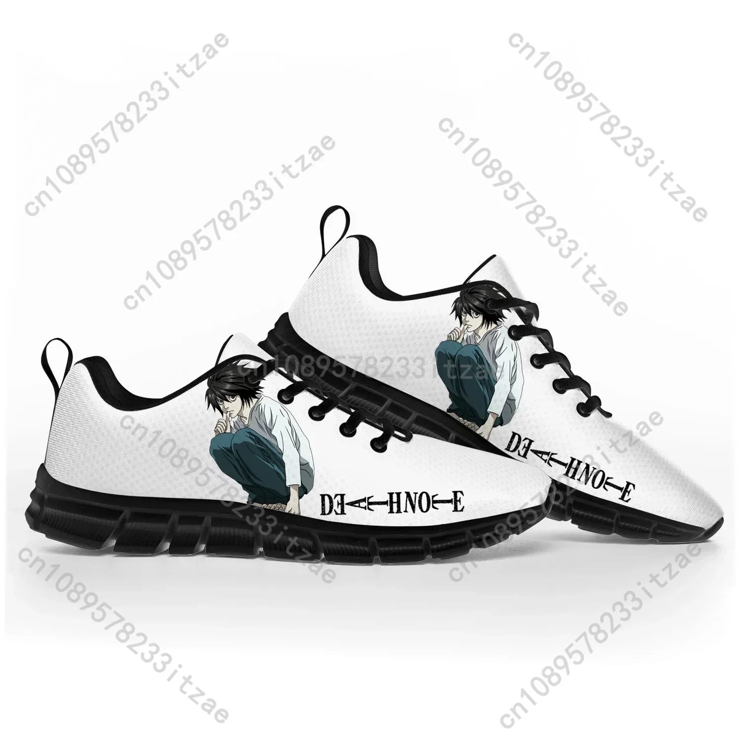 

Death Note Yagami Lawliet L Sports Shoes Mens Womens Teenager Sneakers Casual Custom High Quality Couple Shoes
