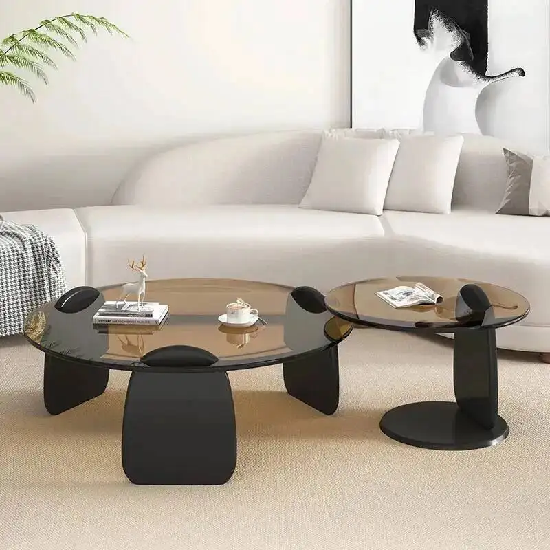 

Tea Modern Luxury Minimalist Dining Coffee Tables Round Coffee Tables Living Room Table Basses De Salon Home Furniture YY50CT