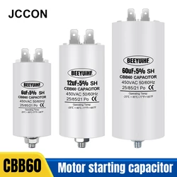 BEEYUIHF CBB60 Starting Capacitor 6uF~60uF Motor Capacitor 50 / 60Hz 450VAC with M8 screw for electric motor/washing machine