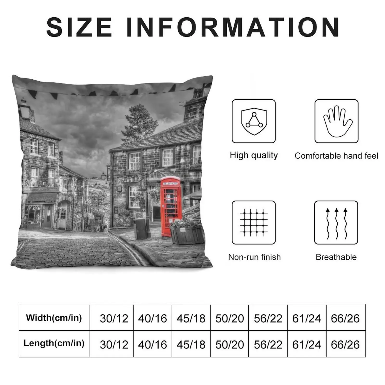 Haworth - Red Telephone Box Throw Pillow luxury throw pillow covers Cushions For Decorative Sofa pillow