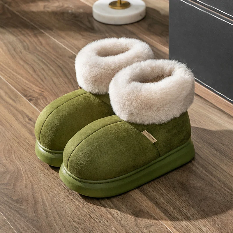 Comwarm Winterstiefel für Damen, flauschig, mit warmem Plüschfutter, Baumwollstiefel, neue Outdoor-Schneestiefel, rutschfeste, dicke Sohle, Damenschuhe – Detail 23