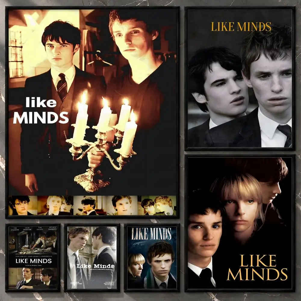 Like Minds Psychological Crime Mystery Dark Boarding School Film Poster Aesthetic Unframed Wall Prints for Bedroom & Living Room