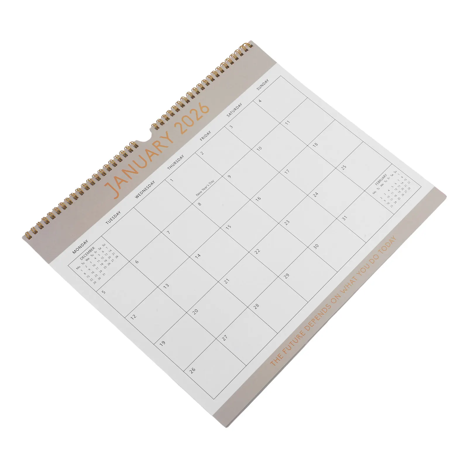 

Настенный календарь на 18 месяцев (2026-2027) с крупным шрифтом, планировщик праздников, минималистичный офисный органайзер для домашнего декора и планирования работы