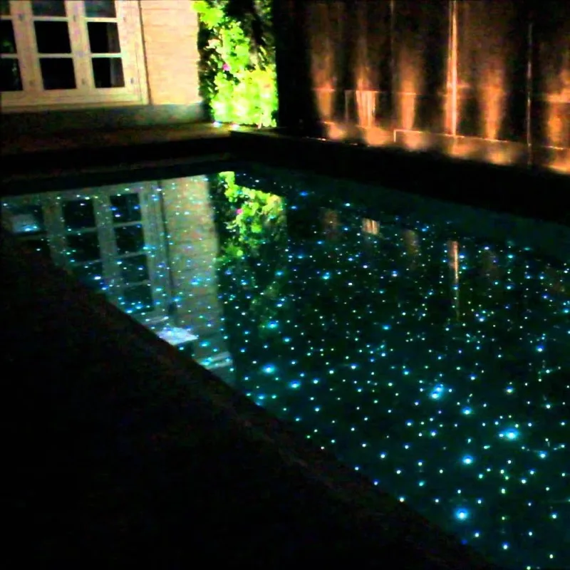 RGB Pool Light Emitting Diode Fiber Optic Star Pool Light Wodoodporny