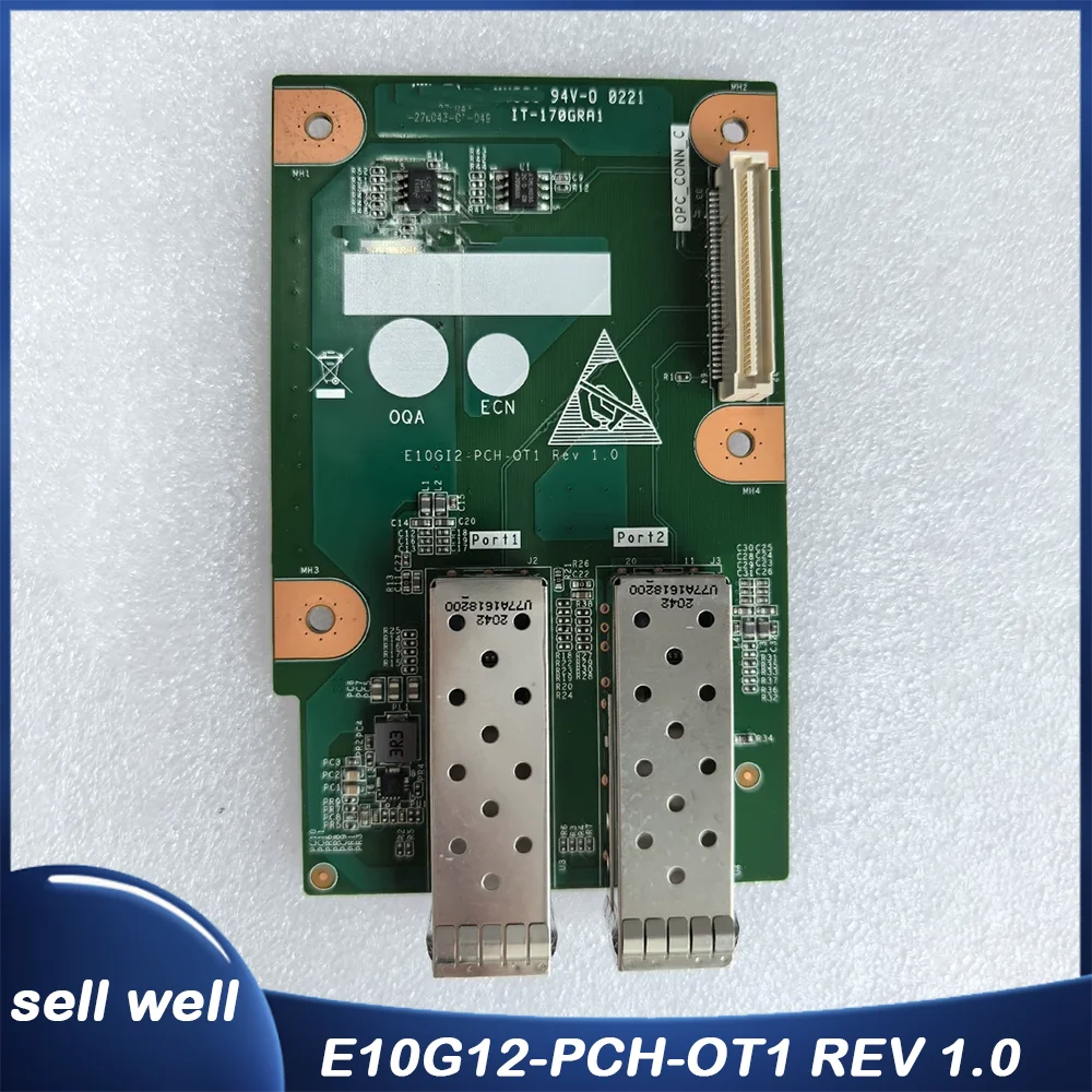 10 Gigabit Ethernet card server dual port E10G12-PCH-OT1 REV 1.0