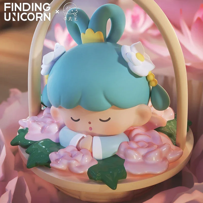 Original Finding Unicorn ZZoton Ancient Travel Series Blind Box, bonecas Designer dos desenhos animados, Figura Misteriosa, Meninas Kawaii, Brinquedos da Moda