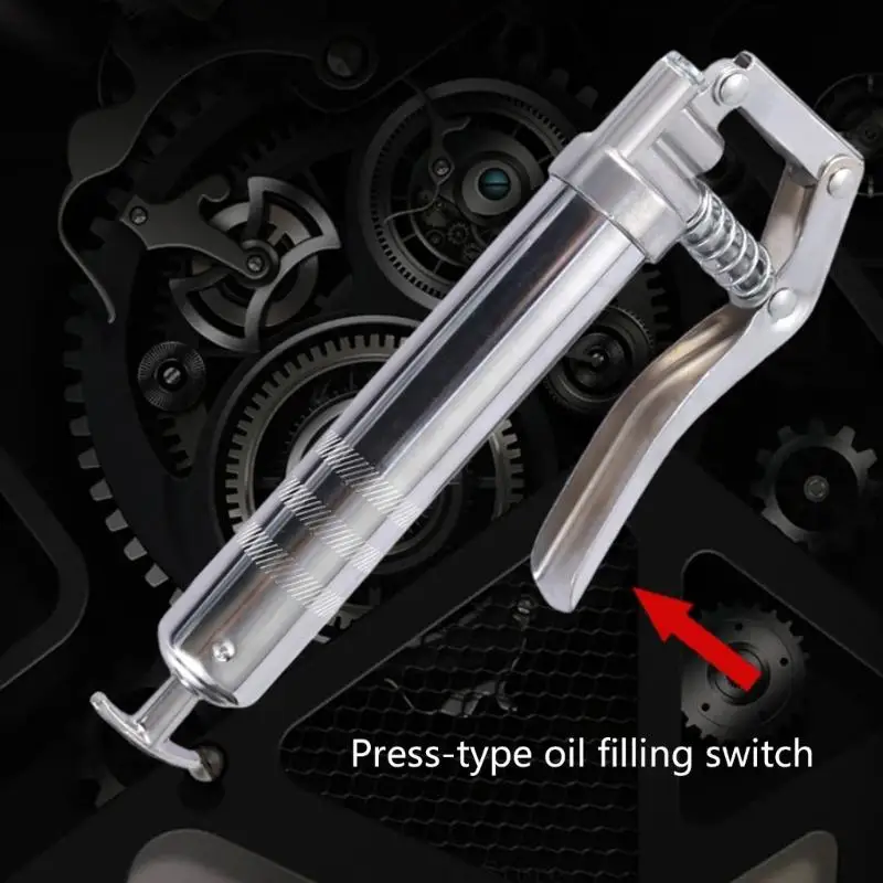 Lightweight Manual Grease Guns Set For Car Garage And Workshop Use Featuring Ergonomic Handle Design 3XUF