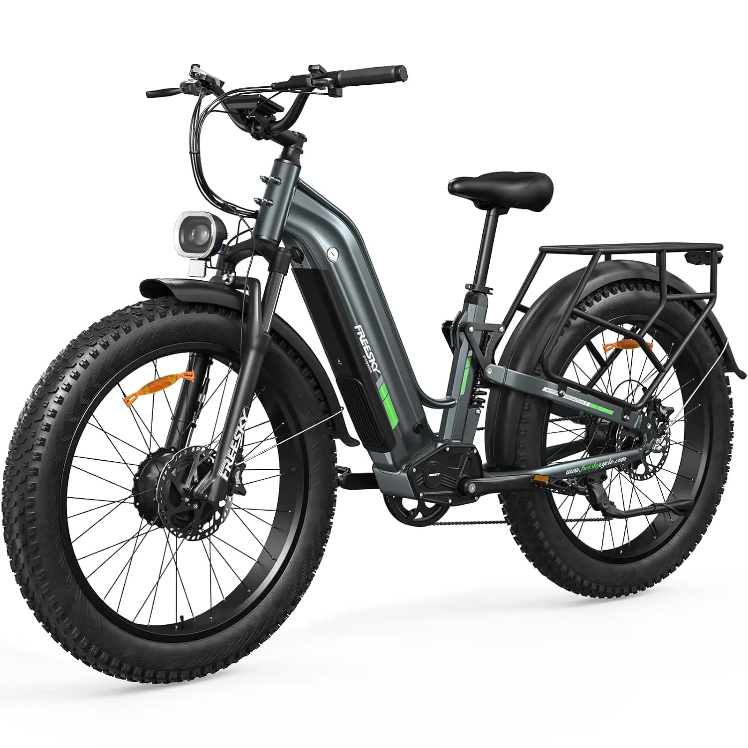 750W 200N.m AI Dual Motor Fat Tire Electric Bicycle Adults Mountain Commuter, Customized