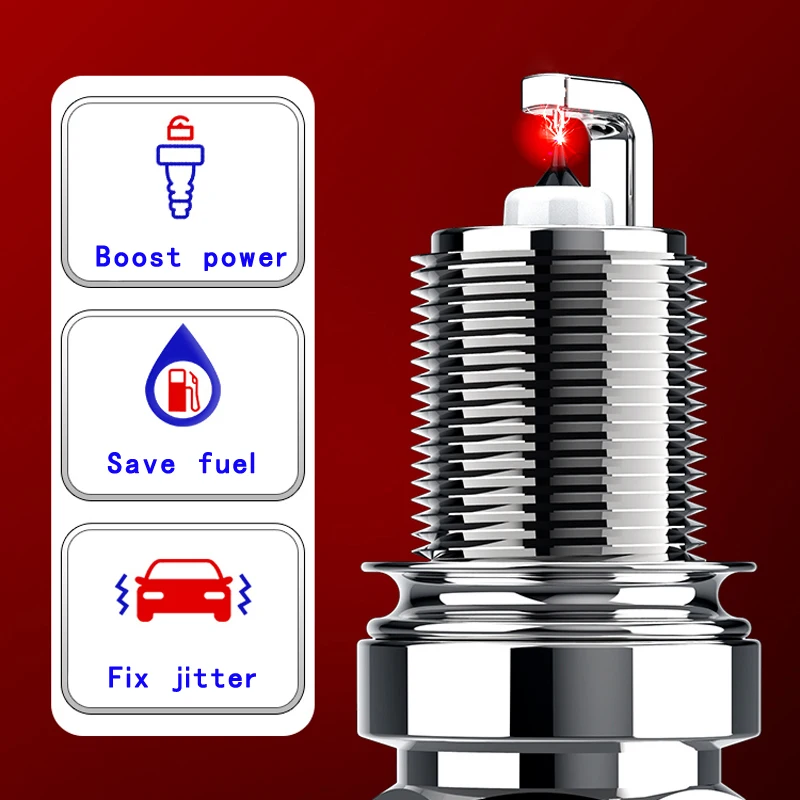 Vela de ignição de irídio dupla, 4 unidades, 22401-1va1c adequada para Nissan ROGUE 2.0 2017 X-TRAIL T32Z QASHQAI J11Z TEANA Altima L33Z DILKAR7D11H