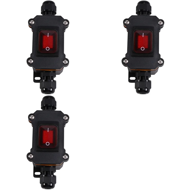 

A96I-3X IP65 Наружный непромокаемый и переключатель корабельного типа, источник питания 220 В, промежуточный переключатель, электрический высокий разъем