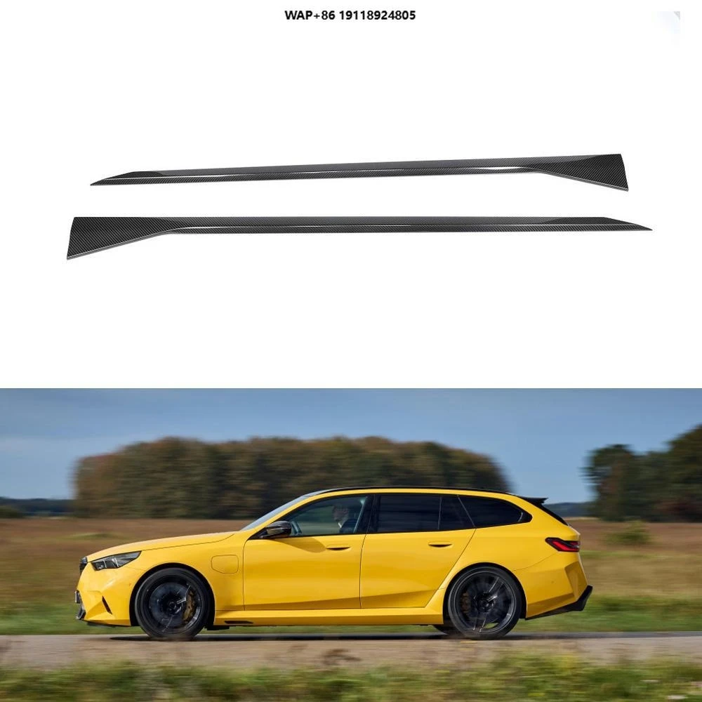 

G90 Dry Carbon Fiber M5 Side Skirts Add-on Body Kit for B-MW G90 G99 M5 2025