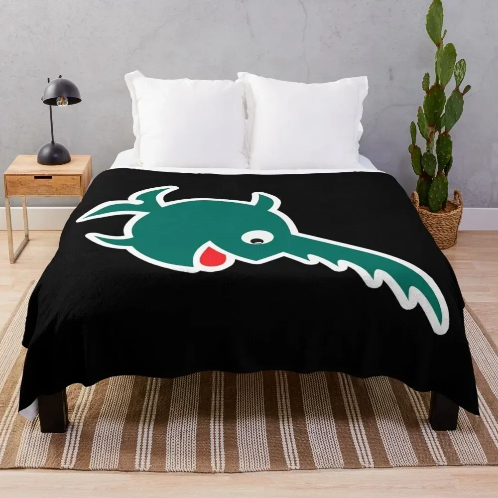 

Kriegsmarine U-boat 9th Flotilla - Laughing Sawfish - REVERSE - Clean Style Throw Blanket