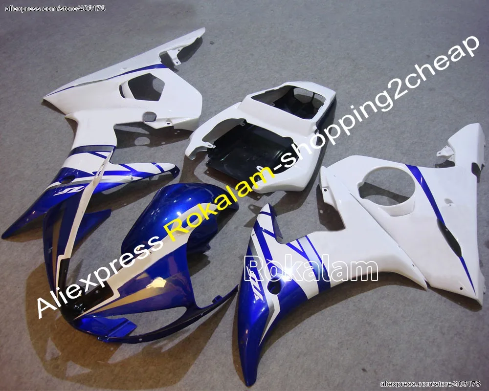 

For Yamaha YZF-R6 2003 2004 YZF R6 YZF 600 R6 03 04 2003 2004 Blue Motorcycle Body Kit Fairings (Injection Molding)