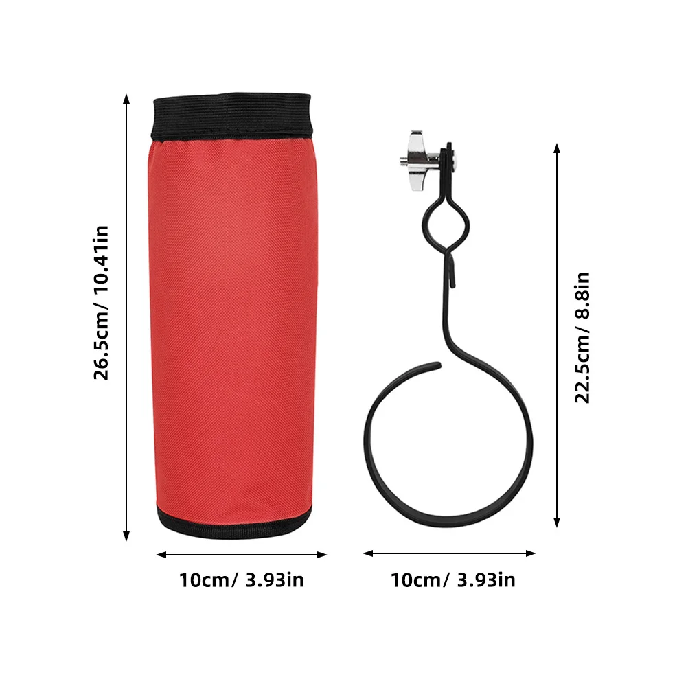 Bolsa para baquetas, soporte para bolsa de baquetas, bolsa para baquetas de percusión, soporte para baquetas, almacenamiento de baquetas