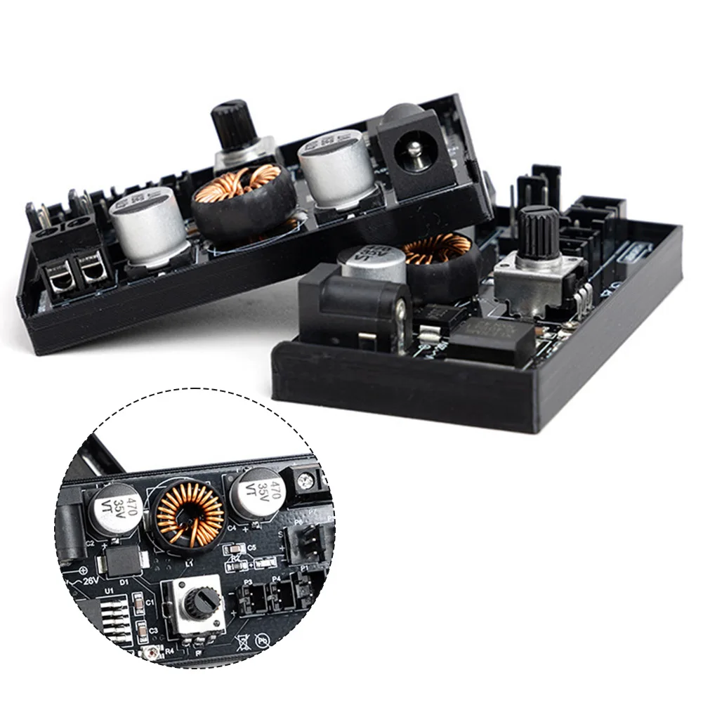 PC Fan Controller 60W DC Fan Hub PC Cooling Case Fan Control Max 60W Output Supports Up To 5A Up To 6 Fan Headers