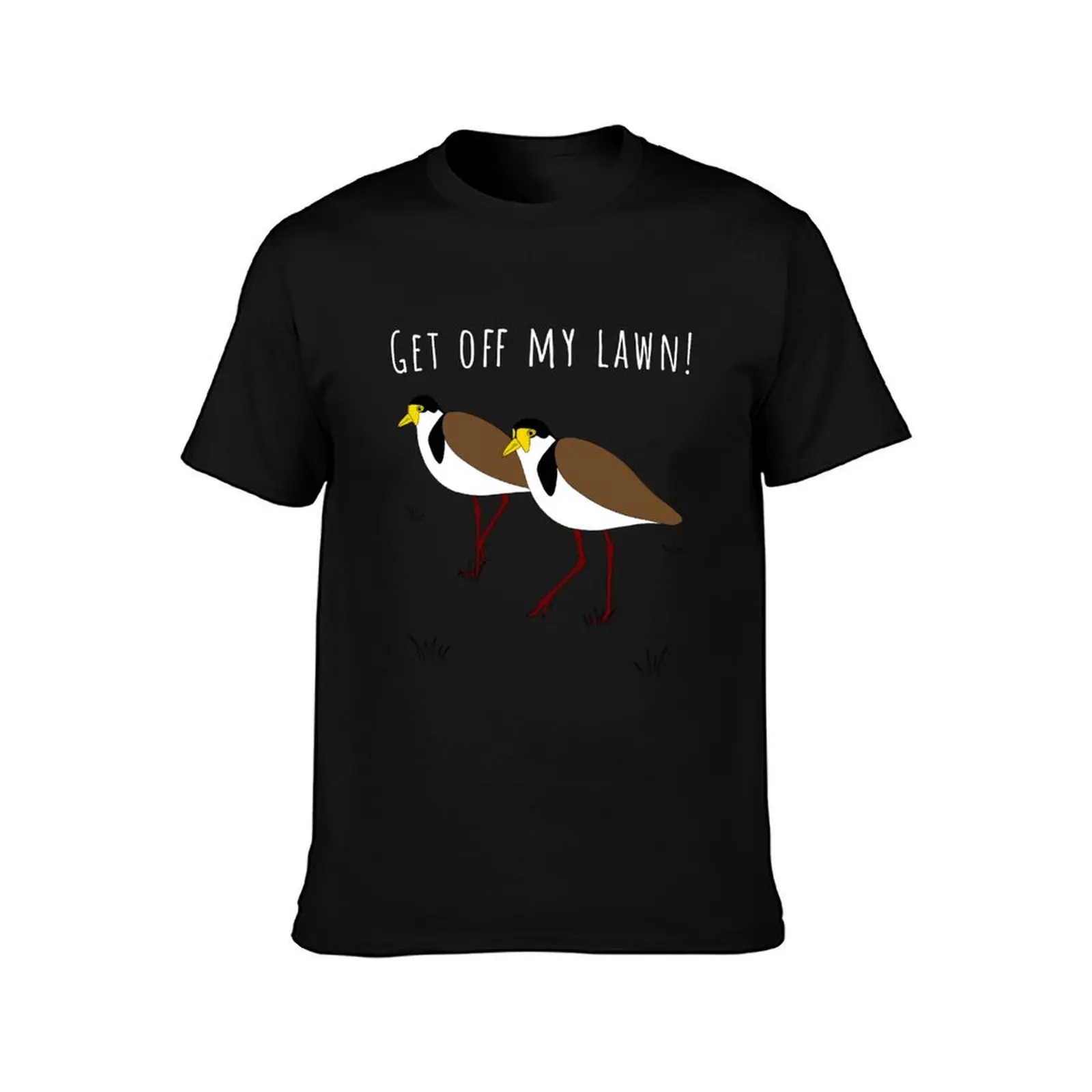 Get Off My Lawn Masked Lapwing Plover T-Shirt Sport Basic Moisture Wicking Tee T-Shirt