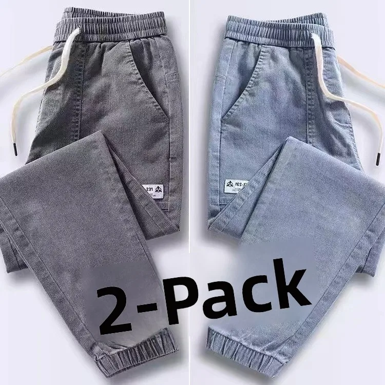 

Men's Workwear Jeans Loose Fit Durable Construction Site Clothing Comfortable Large Size Trousers for Labor Protection