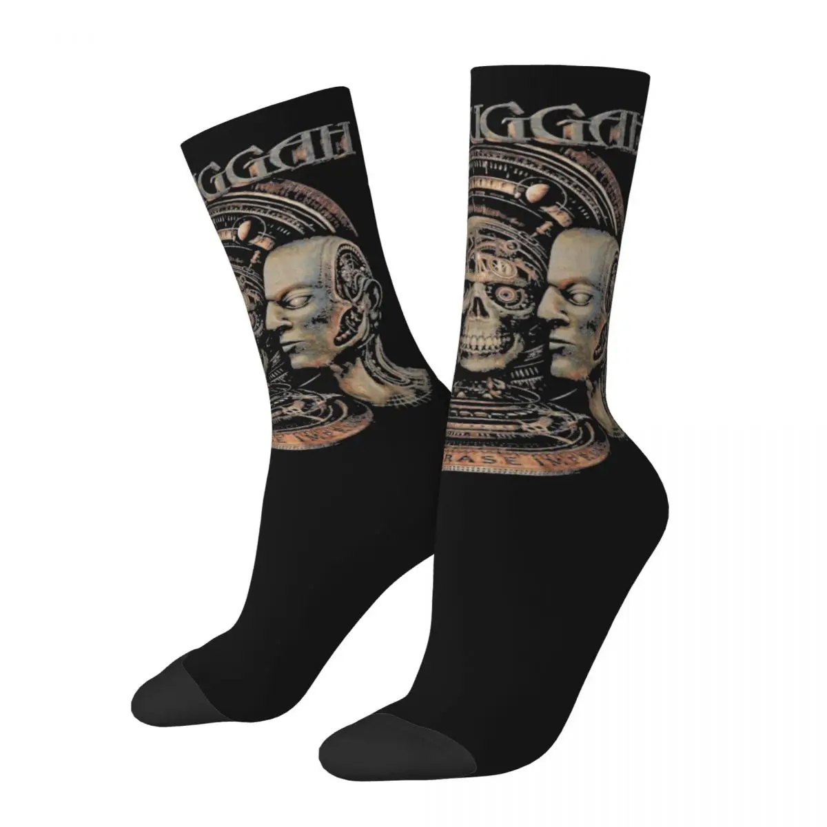 Casual The Violent Sleep Of Reason Football Socks Meshuggah Metal Band Polyester Crew Socks for Women Men Breathable