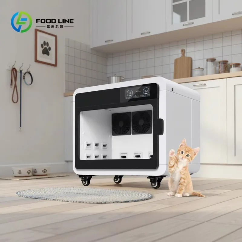Custom Full Automatic Pet Drying Box Comfortable Interior Pet Grooming Dryer Cage for Small Medium Dogs Cats Household Use