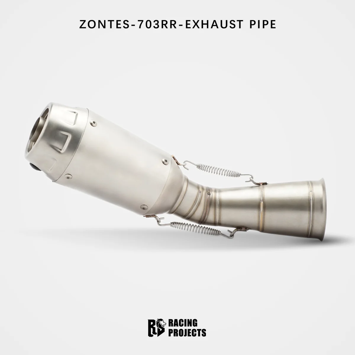 RS Motorcycle Tail Exhaust System Connecting Pipe Non-Destructive Installation Front Section for ZONTES 703RR 703R - view 6