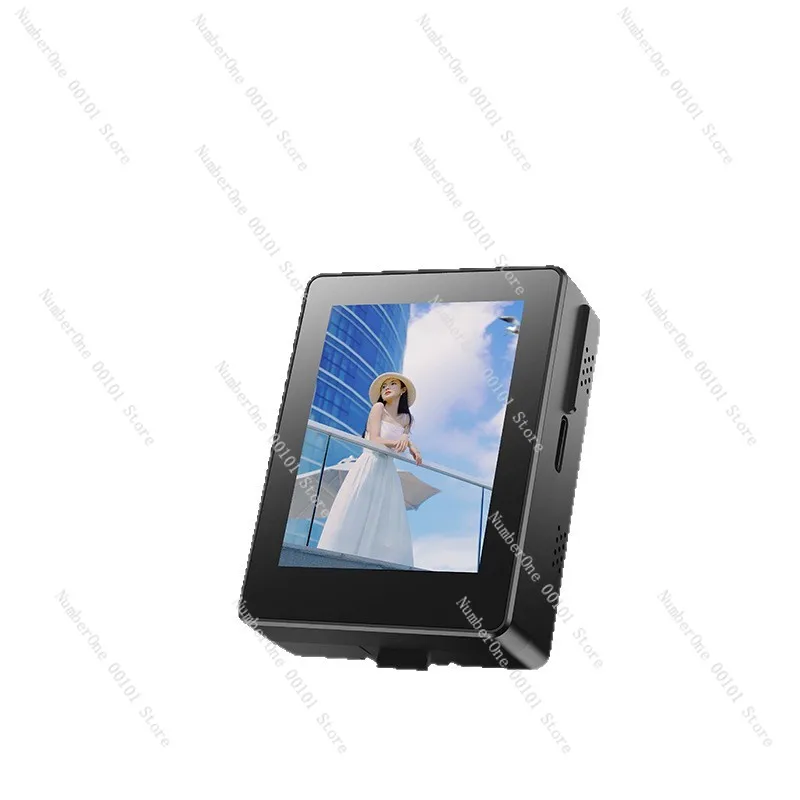 CL07 Selfie Screen Projector, Wireless Mirroring for Rear Camera, Bluetooth Remote Control Selfie Stick for Vlog Live Streaming
