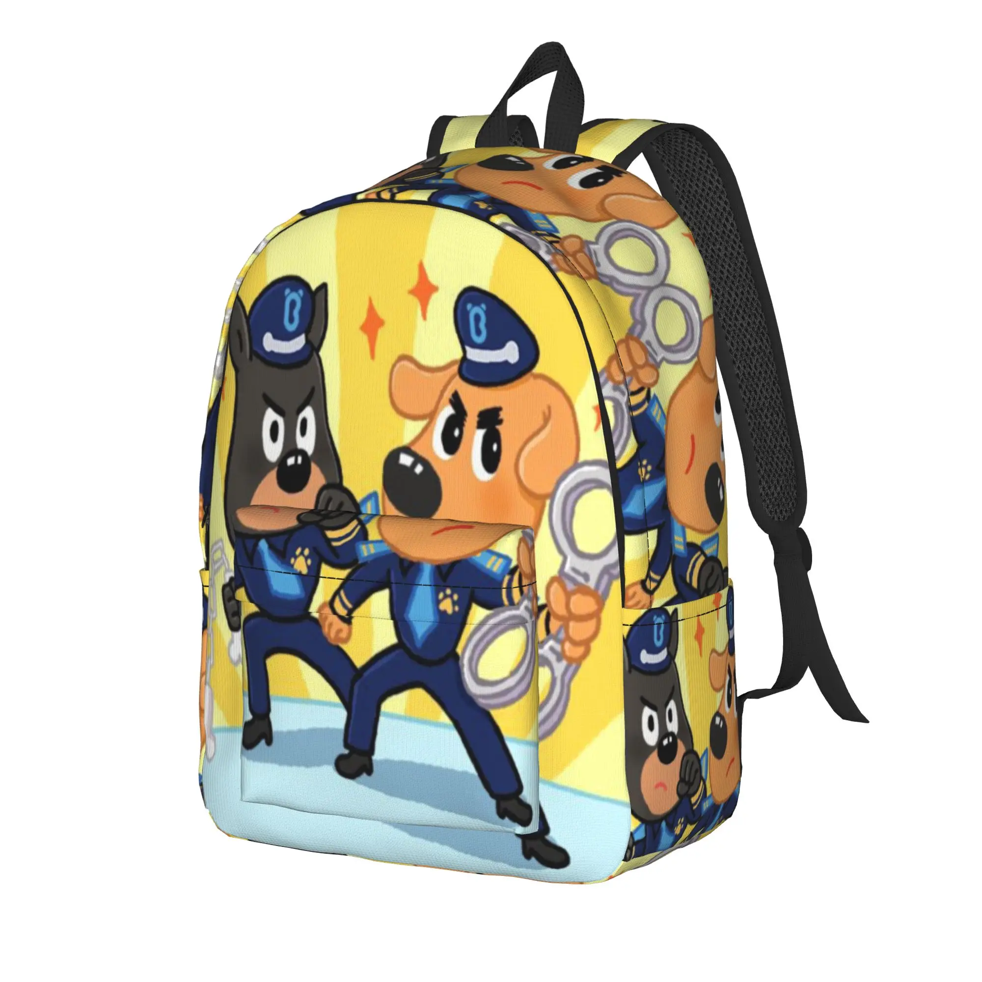 Safety Sheriff Labrador  Backpack for Men Women Casual Student Work Daypack  Laptop Shoulder Bag Sports