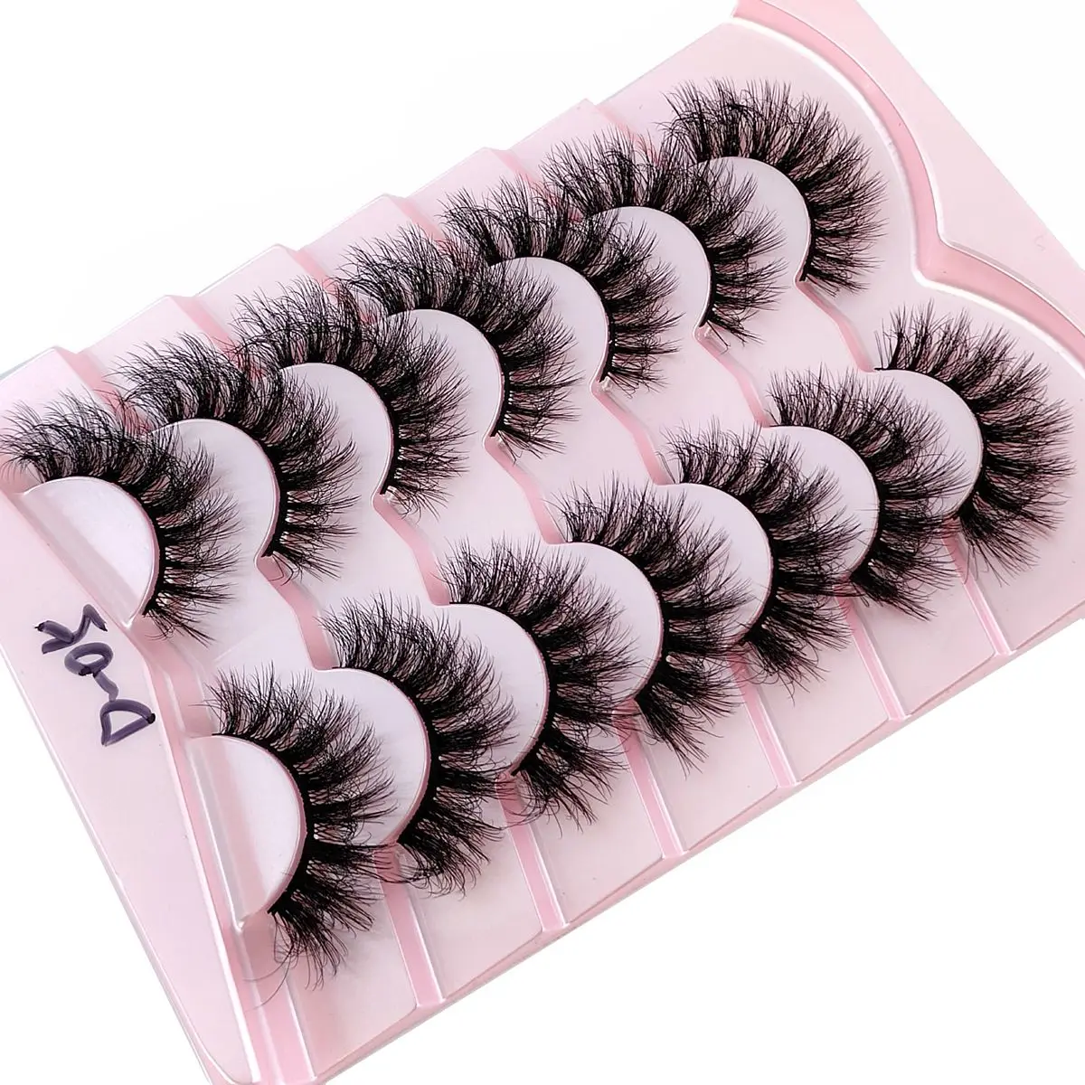 New 7 Pairs Eyelashes Makeup Soft Fluffy 3D Mink False Eyelashes Thick HandMade Volume Mink Lashes Faux Cils Natural Fake Lashes