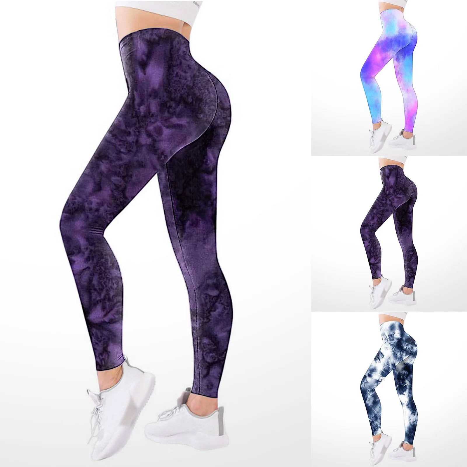 

Women's Casual High Waist Yoga Leggings Fashionable Slim Fit Running Fitness Pants Appear Thin Costume For Women