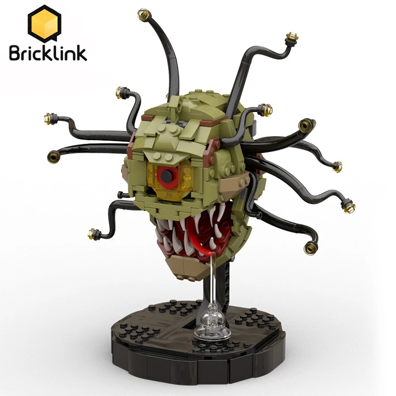 

Набор строительных блоков для детей Bricklink идеи игра Монстр Dungeonsed и дракон Beholder модификация MOC 76205 игрушки для детей подарок