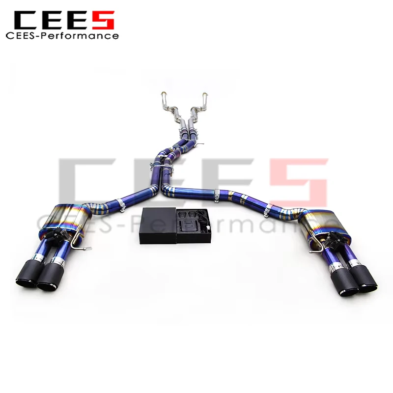 

cees Catback with Dynamic Sound Control for Audi A8L D4 4.0T 2011-2023 SUS304 Front Pipe Valvetronic Exhaust System