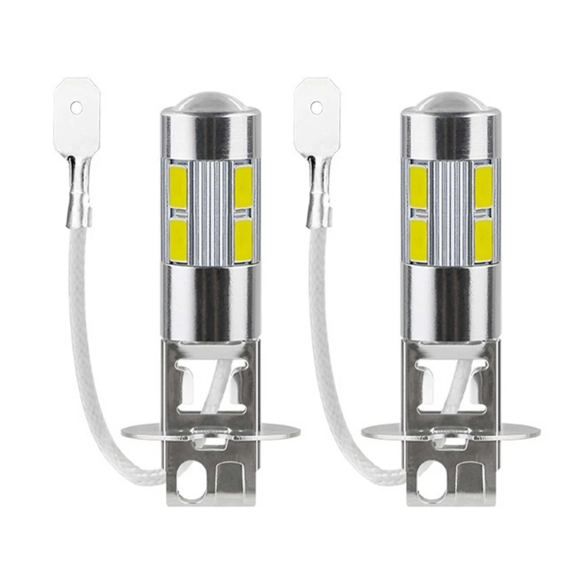 2x Mini Canbus LED Car Light Headlight 7000-8000K 240LM H1 H3 10SMD 5630 T10 BA9S Lamp Fog Lights Automotive Accessories